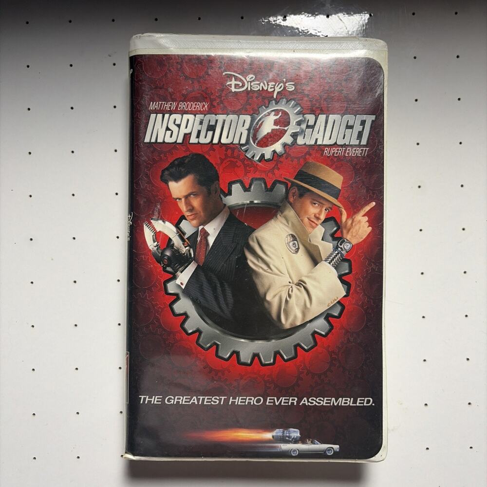 Inspector Gadget VHS 1999 Disney Video Tape Movie Vintage Clamshell Nearly New!